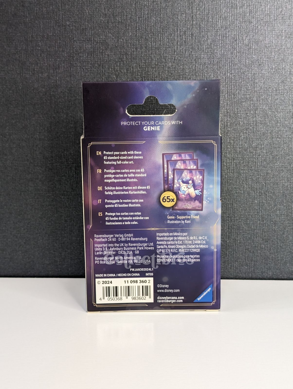 Lorcana Genie card sleeves